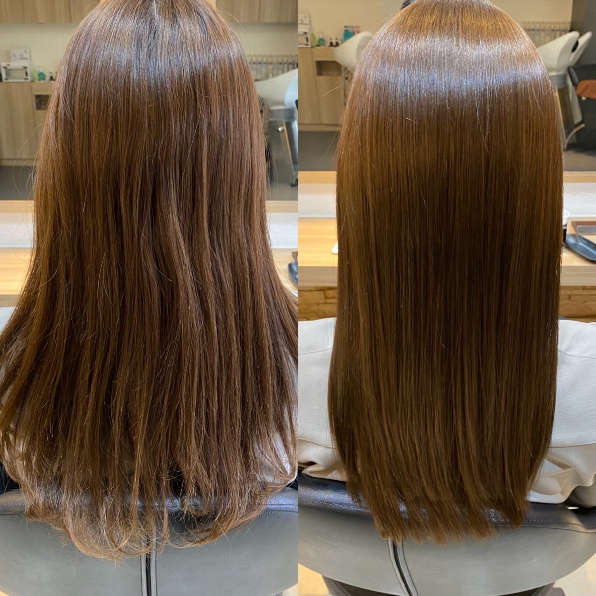 艶ロングのビフォーアフター